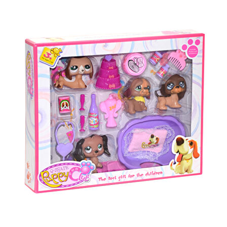 Kız Erkek Çocuk Oyuncak CL2105ABC Puppy Club Köpekçik Oyun Seti Kız Erkek Çocuk Oyuncak Eğitici Eğle