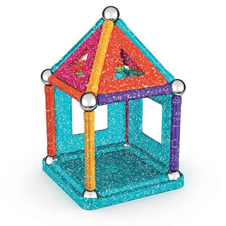 Kız Erkek Çocuk Oyuncak 0535 Geomag Glitter Manyetik Zeka Oyunu 35 Parça Kız Erkek Çocuk Oyuncak Eği