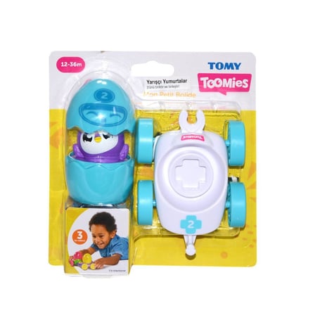 Kız Erkek Çocuk Oyuncak 73088 Tomy, Yarışcı Yumurtalar, 12-36 ay Kız Erkek Çocuk Oyuncak Eğitici Eğl