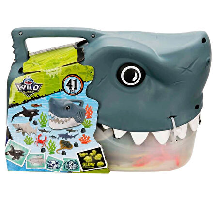 Kız Erkek Çocuk Oyuncak Wild Quest Köpekbalığı Kovası Oyun Seti 41 Parça - S00049053 Kız Erkek Çocuk