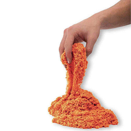 Kız Erkek Çocuk Oyuncak Fun Dough Kinetik Kum 1000 g Turuncu Kız Erkek Çocuk Oyuncak Eğitici Eğlence