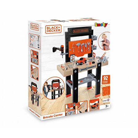 Kız Erkek Çocuk Oyuncak Black & Bricolo Orta Tezgah 360727 Kız Erkek Çocuk Oyuncak Eğitici Eğlenceli