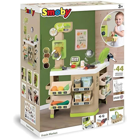 Kız Erkek Çocuk Oyuncak Smoby Fresh Market Kız Erkek Çocuk Oyuncak Eğitici Eğlenceli Oyuncak