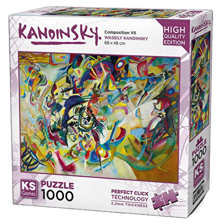Kız Erkek Çocuk Oyuncak KS Games Kandinsky: Composition VI Puzzle 1000 Parça 20742 Kız Erkek Çocuk O
