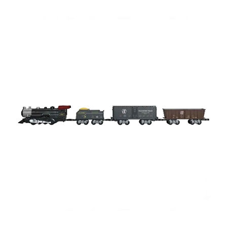 Kız Erkek Çocuk Oyuncak 1613C Big Scale Klasik Tren Seti - BİG SCALE CLASSİCAL STEAM TRAİN SET Kız E