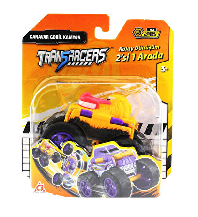 Kız Erkek Çocuk Oyuncak Transracers Dönüşen Araçlar Canavar Goril / Kamyon Kız Erkek Çocuk Oyuncak E