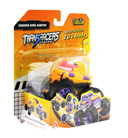 Kız Erkek Çocuk Oyuncak Transracers Dönüşen Araçlar Canavar Goril / Kamyon Kız Erkek Çocuk Oyuncak E