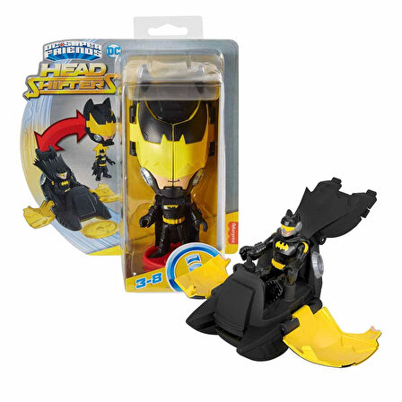 Kız Erkek Çocuk Oyuncak Imaginext Super Friends Head Shifters HGX78 Kız Erkek Çocuk Oyuncak Eğitici
