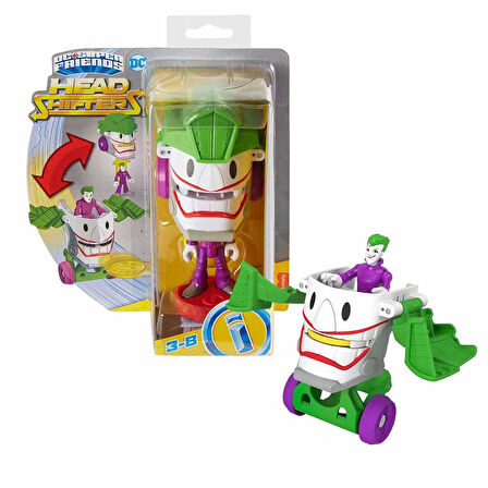 Kız Erkek Çocuk Oyuncak Imaginext Super Friends Head Shifters HGX78 Kız Erkek Çocuk Oyuncak Eğitici
