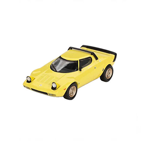 Kız Erkek Çocuk Oyuncak Mini GT 1/64 Lancia Stratos HF Stradale Giallo Fly Kız Erkek Çocuk Oyuncak E