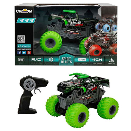 Kız Erkek Çocuk Oyuncak 1:18 Uzaktan Kumandalı Spirit Beasts Pick Up USB Şarjlı Araba 25cm Kız Erkek