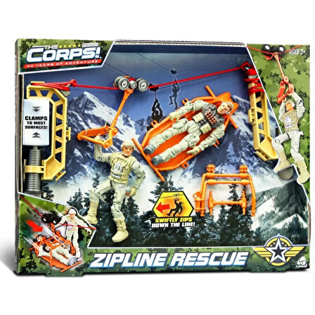 Kız Erkek Çocuk Oyuncak The Corps Zipline Asker Oyun Seti Kız Erkek Çocuk Oyuncak Eğitici Eğlenceli