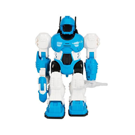Kız Erkek Çocuk Oyuncak Storm Brave Sesli ve Işıklı Yürüyen Robot 25cm Kız Erkek Çocuk Oyuncak Eğiti