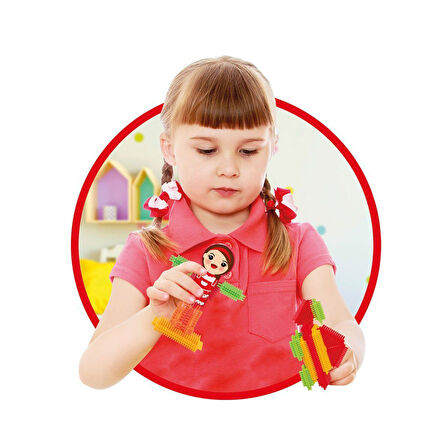 Kız Erkek Çocuk Oyuncak 03316 Dede, Kaktüs Blokları 80 Parça Kız Erkek Çocuk Oyuncak Eğitici Eğlence