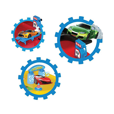 Kız Erkek Çocuk Oyuncak 03068 3 KATLI GARAJ OYUN SETİ Kız Erkek Çocuk Oyuncak Eğitici Eğlenceli Oyun