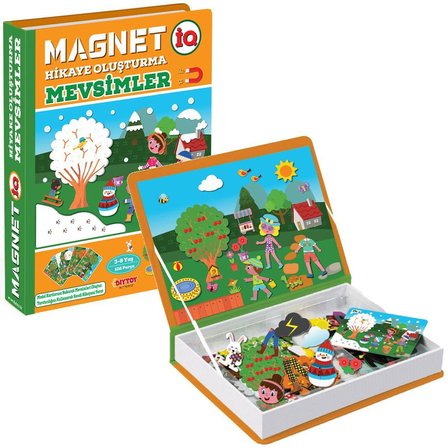 Kız Erkek Çocuk Oyuncak 1505 DıyToy, Magnet Hikaye Oluşturma - Mevsimler / +3 yaş Kız Erkek Çocuk Oy