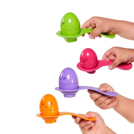 Kız Erkek Çocuk Oyuncak 73082 Tomy, Saklambaçlı Yumurtalar Kaşık Seti, 6-36 ay Kız Erkek Çocuk Oyunc