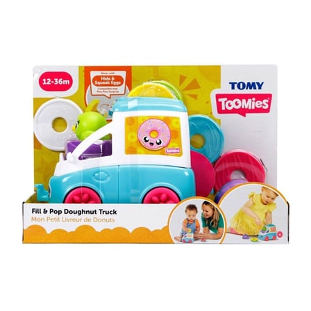 Kız Erkek Çocuk Oyuncak 73095 Tomy, Yumurta Kamyonu, 12-36 ay Kız Erkek Çocuk Oyuncak Eğitici Eğlenc