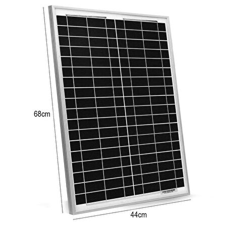 LEXRON-SP50M Güneş Enerji Solar Panel Monokristal 50 Watt