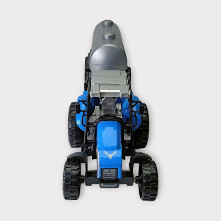 Çek Bırak Römorklu Traktör 25Cm - Mavi Su Tankı