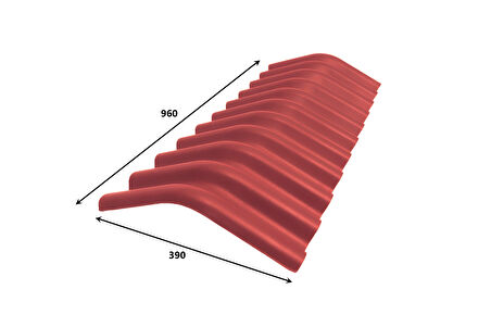 Tepe Mahya Ondumax Pvc-Asa Kiremit Çatı Paneli