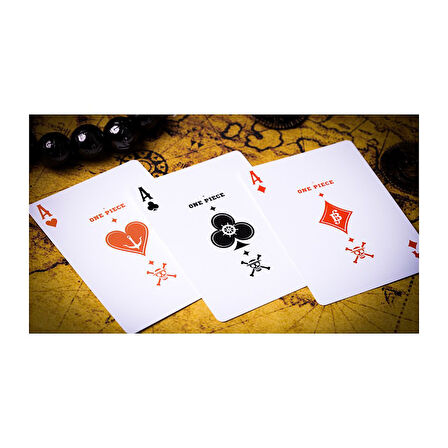 Card Mafia One Piece Ace Premium Oyun Kağıdı Limited Edition Koleksiyonluk iskambil Kartları