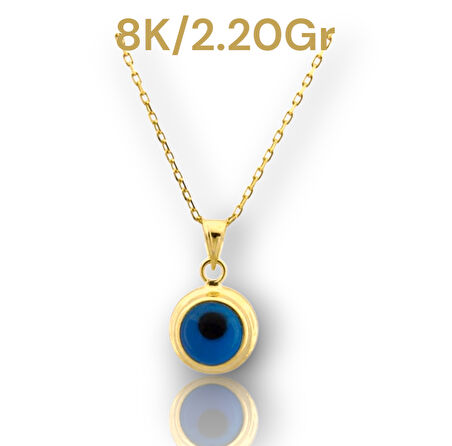 8AYAR 2.20GRAM ALTIN DOCH GÖZ KOLYE