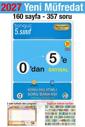 5. Sınıf 2027 0'dan 5'e Sayısal Konu Anlatımlı Soru Bankası