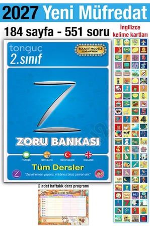 2. Sınıf 2027 Zoru Bankası Tüm Dersler Türkçe Matematik Hayat Bilgisi İngilizce