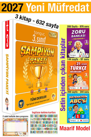 3. Sınıf 2027 Şampiyon Paketi Maarif Model