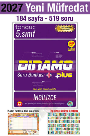 5. Sınıf 2027 İngilizce Dinamo Soru Bankası