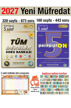 5. Sınıf 2027 Tüm Dersler Soru Bankası ParagrafON