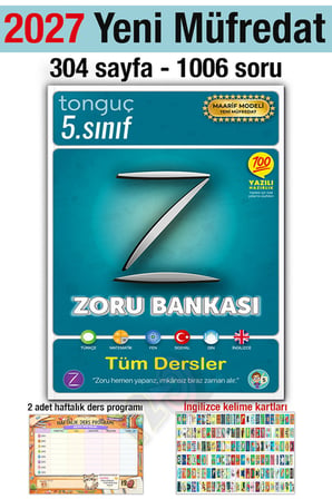 5. Sınıf 2027 Tüm Dersler Zoru Soru Bankası Maarif Model