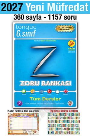 6. Sınıf 2027 Zoru Bankası Tüm Dersler