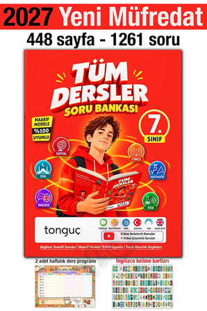 7. Sınıf 2027 Tüm Dersler Soru Bankası Maarif Model Bağlam Temelli