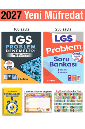 8. Sınıf 2027 Lgs Problem Soru Bankası Denemeleri Seti