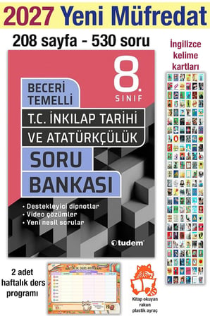 8. Sınıf 2027 T.C. İnkılap Tarihi ve Atatürkçülük Beceri Temelli Soru Bankası