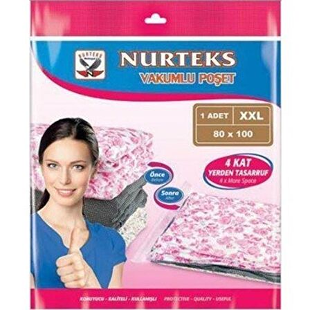 Nurteks XXL-80x100 Vakumlu Hurç 8588