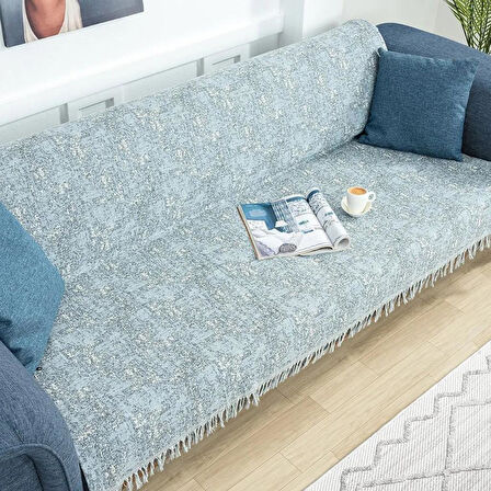 Miabella Home Pamuklu Koltuk Örtüsü,Çok Amaçlı Çekyat Örtüsü,Kaydırmaz,Terletmez Koltuk Şalı 170x220 cm