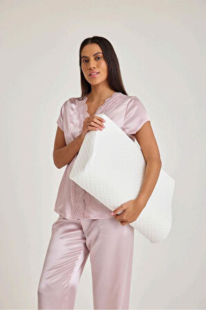 Visco Yastık Ortopedik Yastık Boyun Düzleşmesi Yastığı Ortapedik Boyun Yastığı Boyun Fıtığı Yastığı