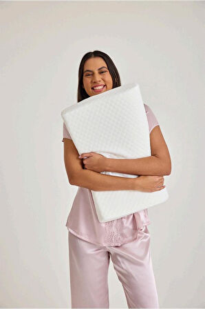 Visco Yastık Ortopedik Yastık Boyun Düzleşmesi Yastığı Ortapedik Boyun Yastığı Boyun Fıtığı Yastığı