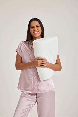 Visco Yastık Ortopedik Yastık Boyun Düzleşmesi Yastığı Ortapedik Boyun Yastığı Boyun Fıtığı Yastığı