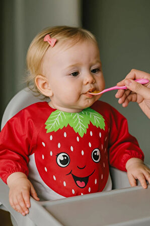 0-12 AY KOLLU ŞİRİN RENKLİ DESENLİ MAMA  ÖNLÜĞÜ