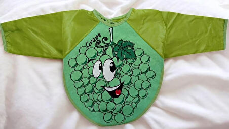 0-12 AY KOLLU ŞİRİN RENKLİ DESENLİ MAMA  ÖNLÜĞÜ