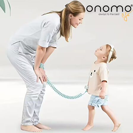 Life Mavi Çocuk Bebek Kaybolma Önleyici Yürüyüş Emniyet Kemeri Anne Bileklik Kelepçesi Güvenlik Bilekliği