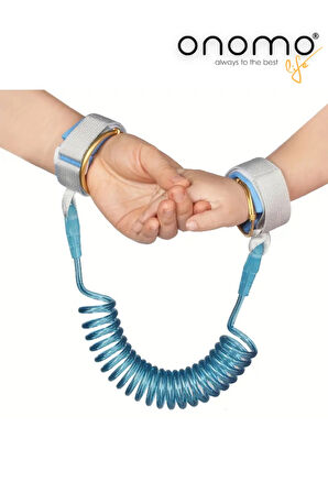 Life Mavi Çocuk Bebek Kaybolma Önleyici Yürüyüş Emniyet Kemeri Anne Bileklik Kelepçesi Güvenlik Bilekliği