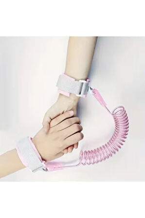 Life Pembe Çocuk Bebek Kaybolma Önleyici Yürüyüş Emniyet Kemeri Anne Bileklik Güvenlik Bilekliği