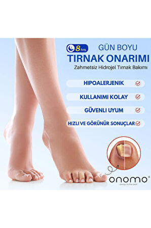 Onomo Health Tırnak Mantari Bandı, Hidrojel Tırnak Bakımı 12 Adet