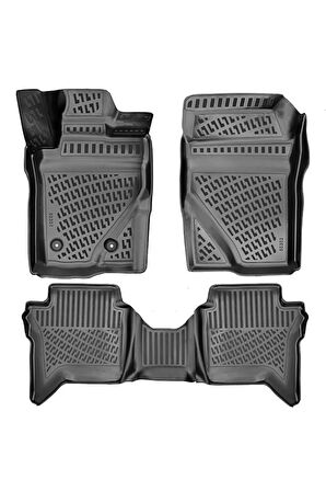 Ford Ranger 2024 Araca Özel Tasarım 3D Havuzlu Paspas