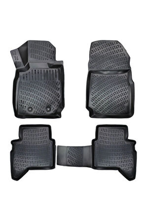 Ford Ranger 2014 Araca Özel Tasarım 3D Havuzlu Paspas